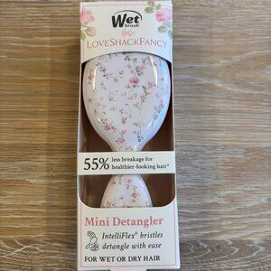 Goody Wet Brush x Love Shack Fancy Mini Detangler Hair Brush - English Ivy Pink